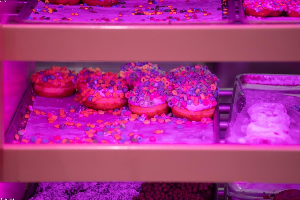Strawberry Bliss mini doughnuts